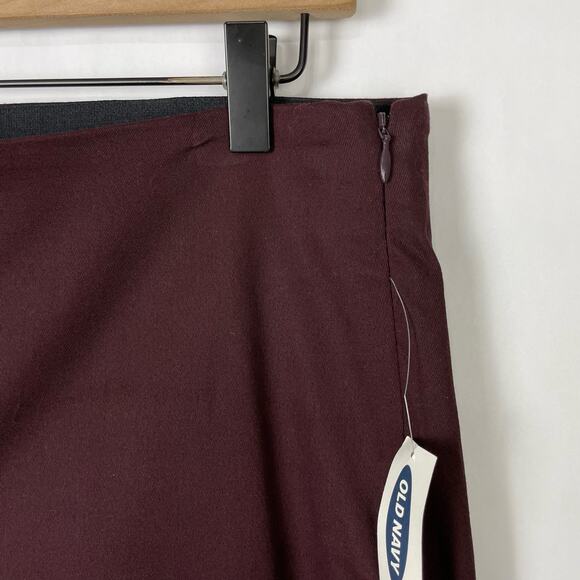 Old Navy | NWT TALL Brown Twill Pull On High Waist Skinny Cropped WOW Pants - Picture 6 of 9